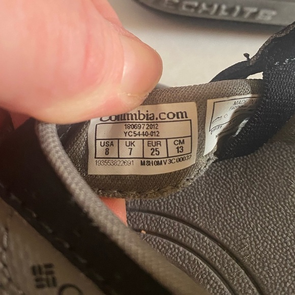 Columbia Toddler Strap Sandals - Black/Gray - Sz 8 - Picture 5 of 5